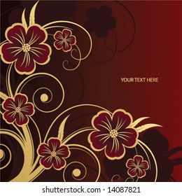 floral abstract background