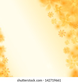 Floral abstract background