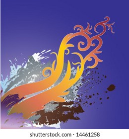 floral, abstract background