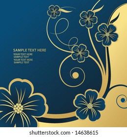 floral abstract background