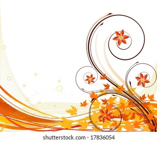 Fundo abstrato floral