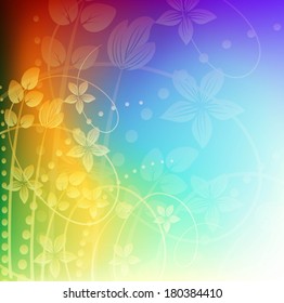floral abstract background