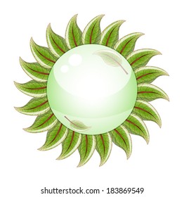 Floral abstract background.