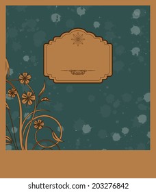 floral abstract background