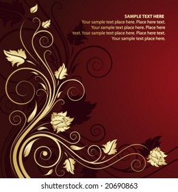 floral abstract background