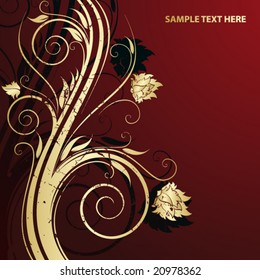 floral abstract background