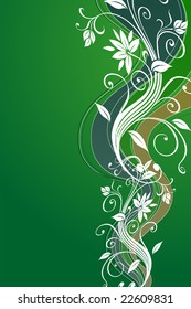 Floral abstract background
