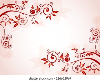 floral abstract background