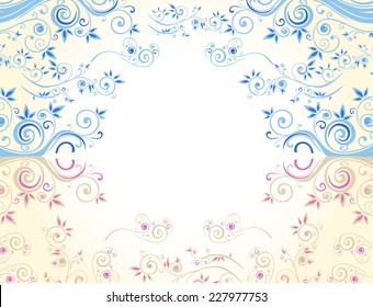 floral abstract background