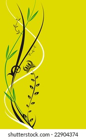 Floral abstract background