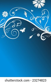 Floral abstract background