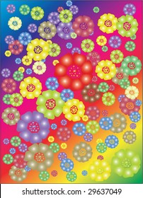 floral abstract background