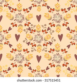 Floral abstract background.