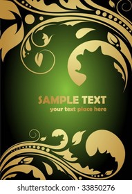 Floral abstract background