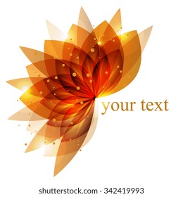 Floral abstract background.