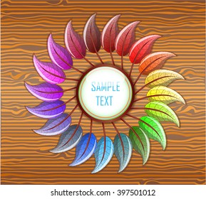 Floral abstract background. 