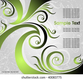floral abstract background