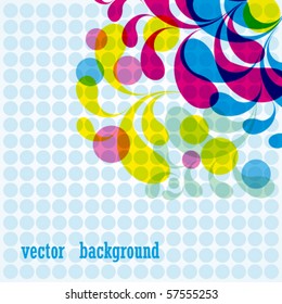 Floral abstract background