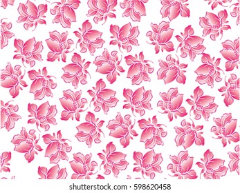 Floral abstract background