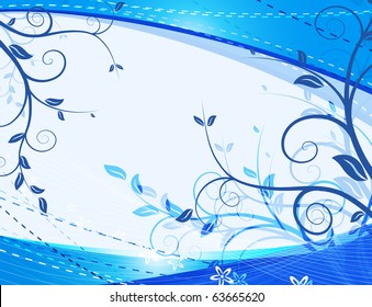 Floral abstract background