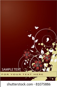 floral abstract background