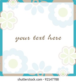 Floral abstract background