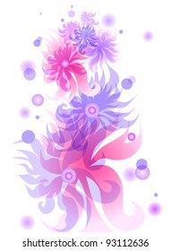 floral abstract background
