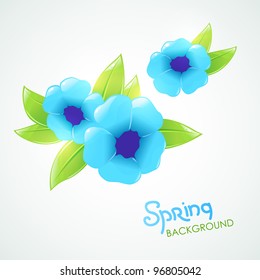 floral abstract background
