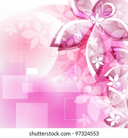 floral abstract background.