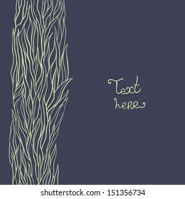 Floral abstract background.  Can be used for card, invitation or some text.