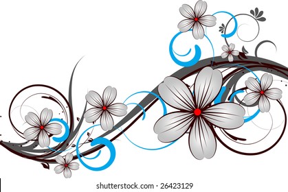 Floral abstract background for design.