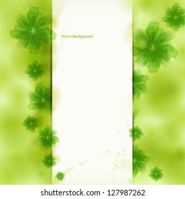 Floral Abstract Background. eps 10