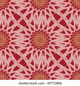 Floral abstract background, seamless repeat pattern