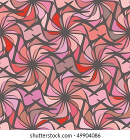 Floral abstract background, seamless repeat pattern