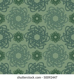 Floral abstract background, seamless repeat pattern