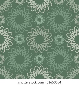 Floral abstract background, seamless repeat pattern