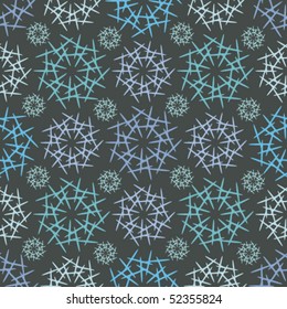 Floral abstract background, seamless repeat pattern