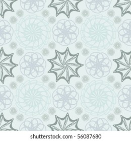 Floral abstract background, seamless repeat pattern
