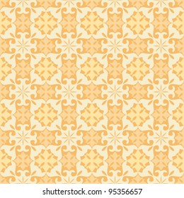 Floral abstract background, seamless repeat pattern