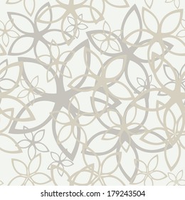 Floral abstract background, seamless. Vector illustration