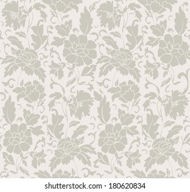 Floral abstract background; seamless. Vector illustration