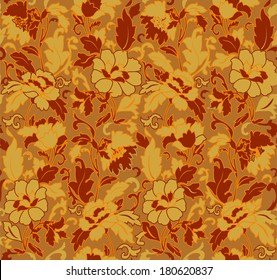 Floral abstract background; seamless. Vector illustration