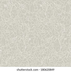 Floral abstract background; seamless. Vector illustration