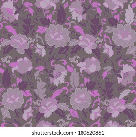 Floral abstract background; seamless. Vector illustration