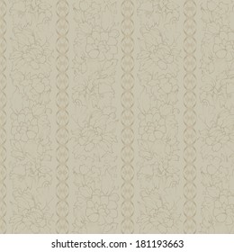 Floral abstract background; seamless. Vector illustration