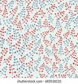 Floral abstract background, seamless. Vector illustration