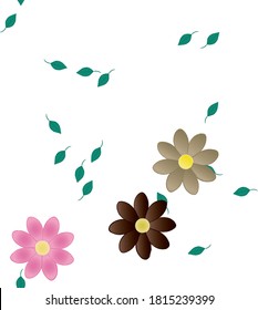 Textura de fondo floral abstracta. 