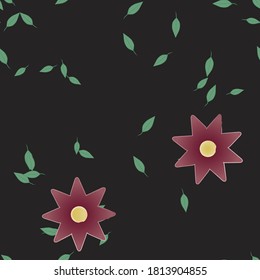 Abstrakte florale Hintergrundtextur. Nahtlose Blumenmuster.