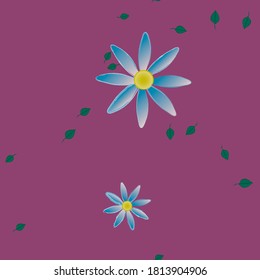 Floral abstract background texture. Seamless flowers pattern.