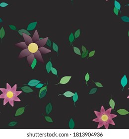 Textura de fondo floral abstracta. Patrón de flores sin foco.